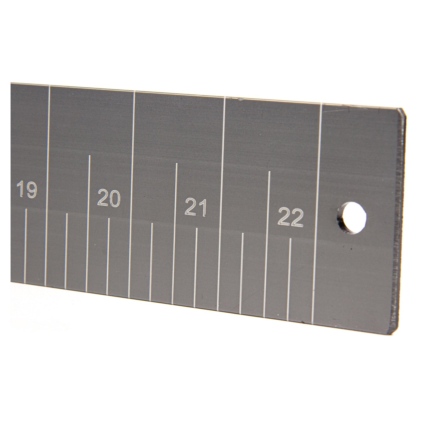 (2 Pack)  22 in Aluminum Fish Measuring Board, Boat Mount Fishing Ruler with Corrosion Resistant Finish for Freshwater and Saltwater Use