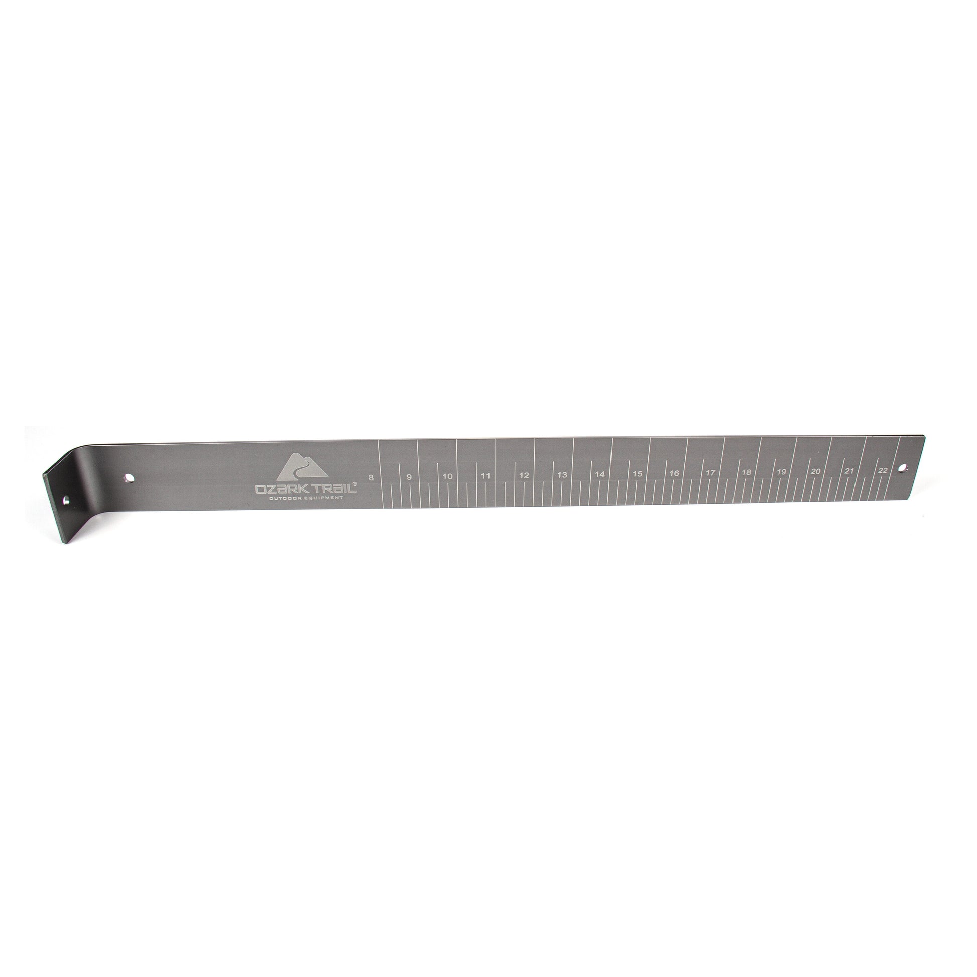 (2 Pack)  22 in Aluminum Fish Measuring Board, Boat Mount Fishing Ruler with Corrosion Resistant Finish for Freshwater and Saltwater Use