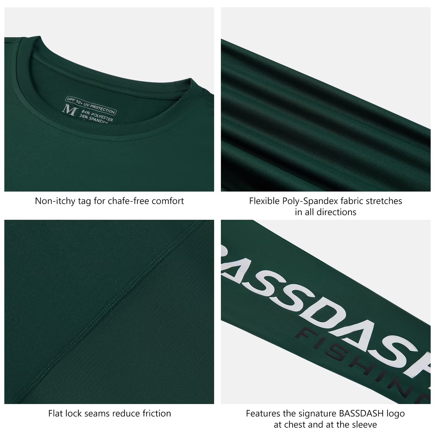 Fishing T Shirts for Men UV Sun Protection UPF 50+ Long Sleeve Tee T-Shirt
