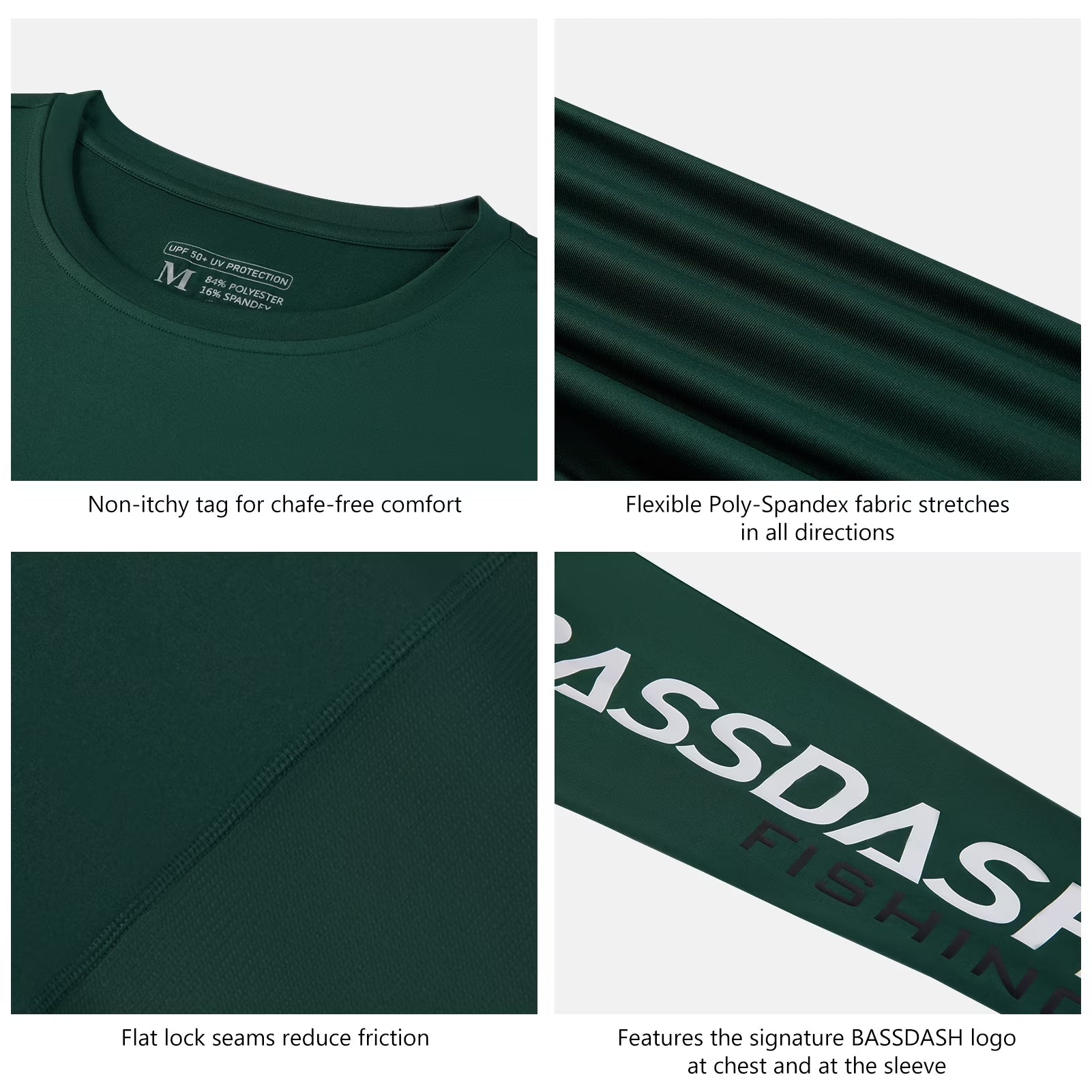 Fishing T Shirts for Men UV Sun Protection UPF 50+ Long Sleeve Tee T-Shirt