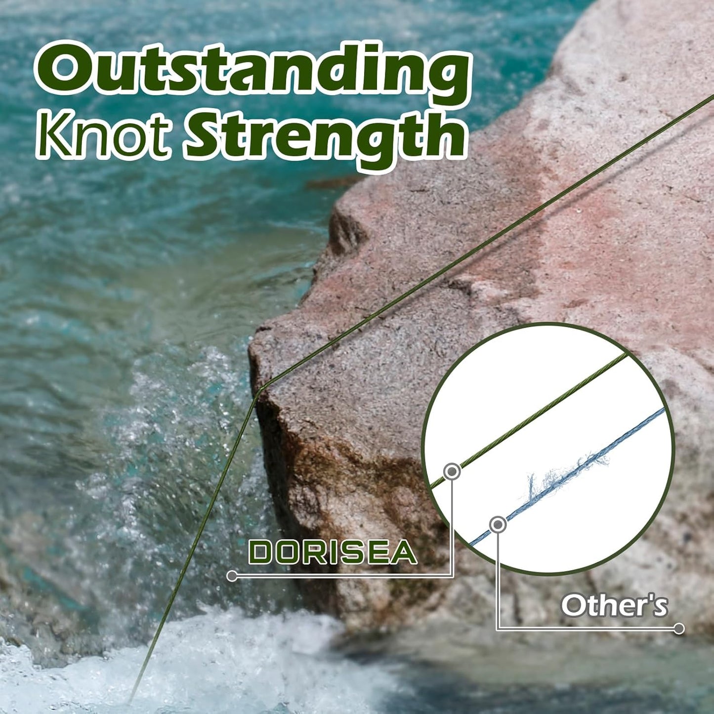 Extreme Braid 100% Pe Black Braided Fishing Line 109Yards-2187Yards 6-550Lb Test Fishing Wire Fishing String Incredible Superline Zero Stretch