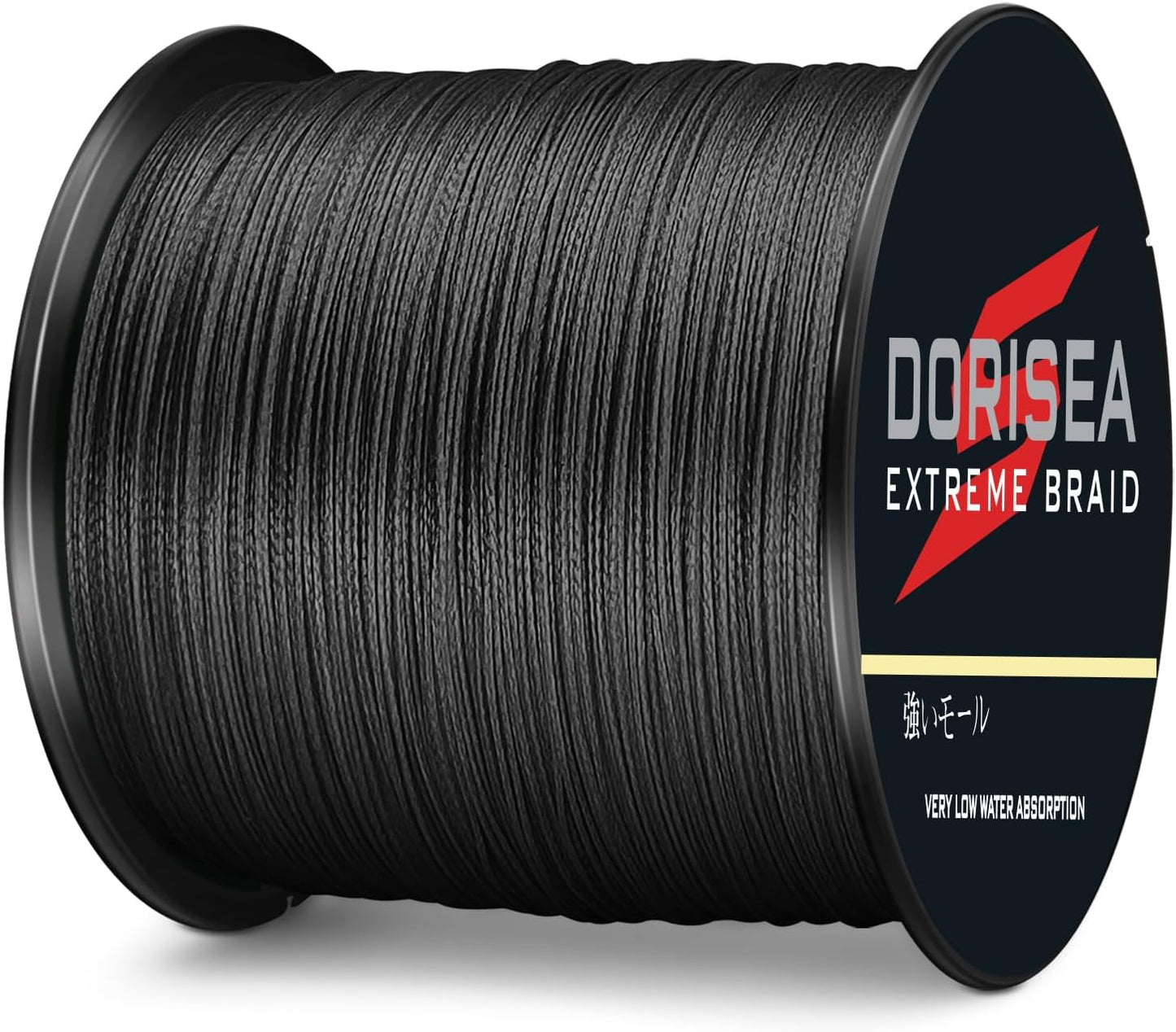 Extreme Braid 100% Pe Black Braided Fishing Line 109Yards-2187Yards 6-550Lb Test Fishing Wire Fishing String Incredible Superline Zero Stretch