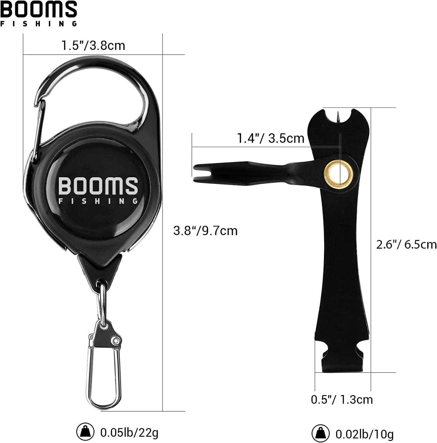 FC2 Fishing Knot Tying Tool, Fly Fishing Line Cutter, Fishing Clippers with Retractor
